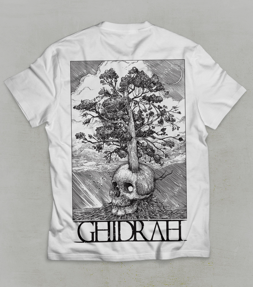 T-Shirt Skull Tree